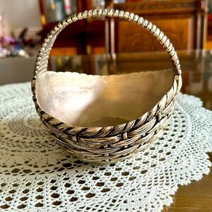 Silver -plated Basket